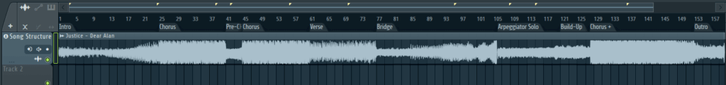 Song Structure of Justice - Dear Alan